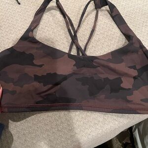 Lululemon Athletica Brown and Black Sports Bra